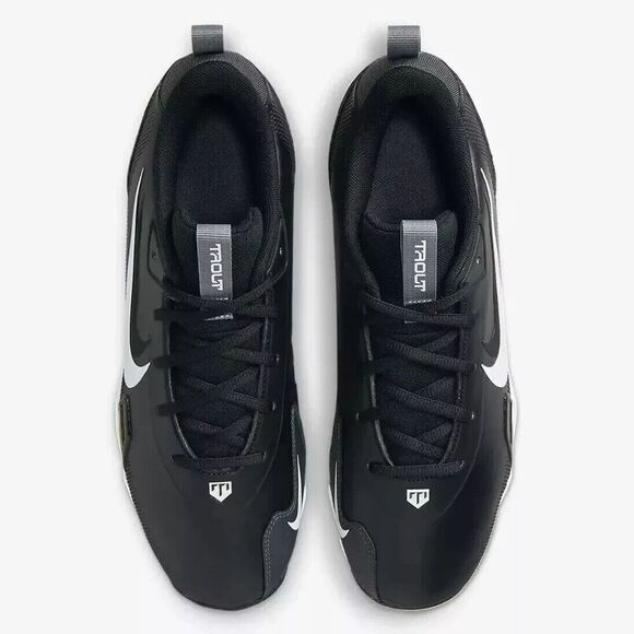 Nike Force Trout 9 Keystone Black Baseball Cleats Men's Size 10.5 FB9728-001 - Picture 4 of 6